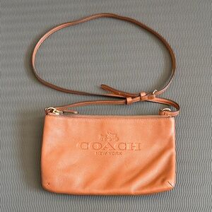 Coach Brown Leather Crossbody Bag